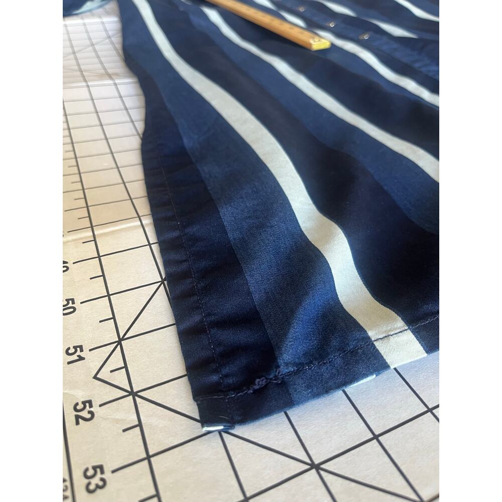 Ashley Stewart Women's Blue Denim Maxi Dress SZ 16 Button Up Long Sleeve Pockets - Picture 16 of 16
